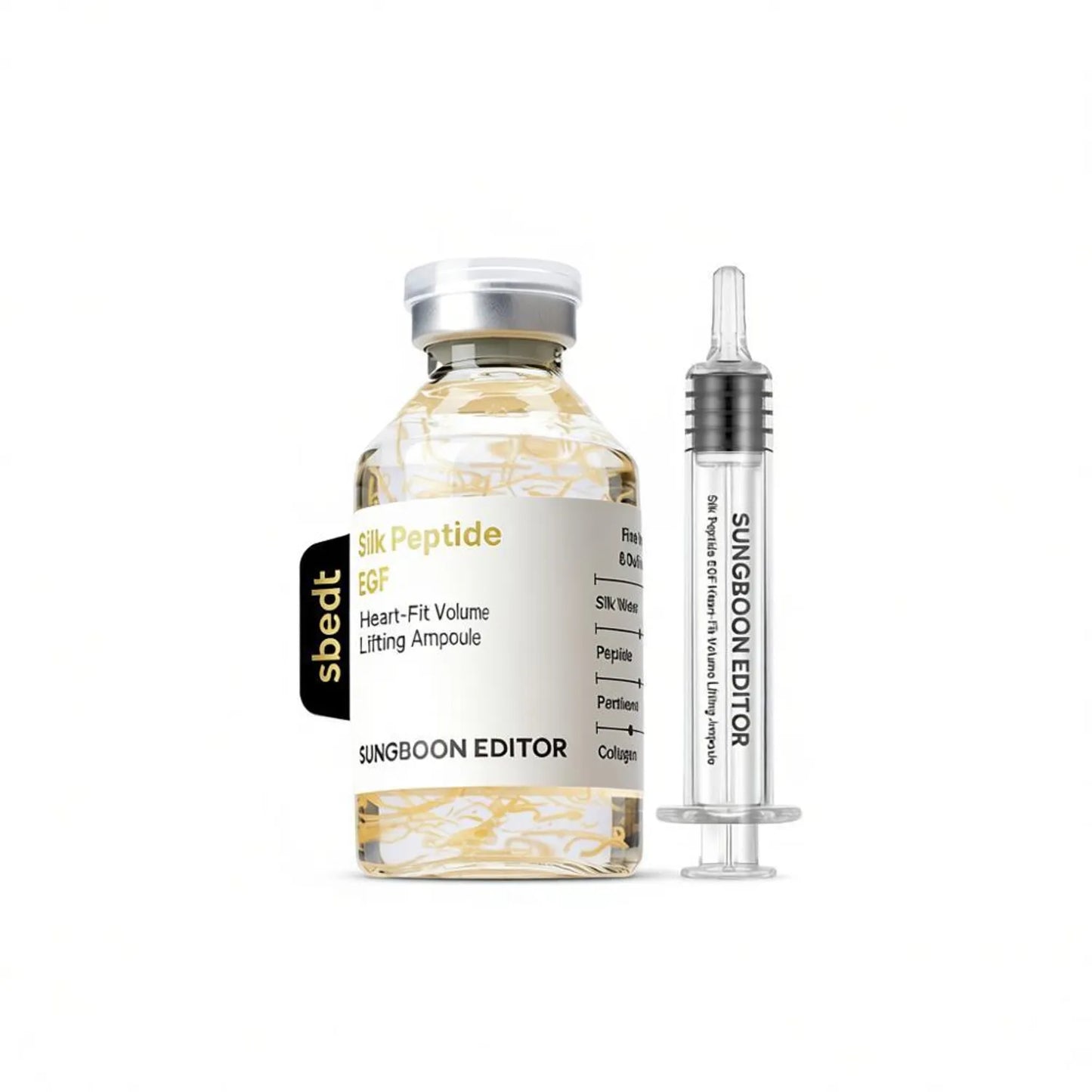 [SANRIO EDITION] SUNGBOON EDITOR Silk Peptide EGF Heart Fit Volume Lifting Ampoule 40ml Double Pack (+Sanrio Pouch) (preorder, will be delivered after 12 july)