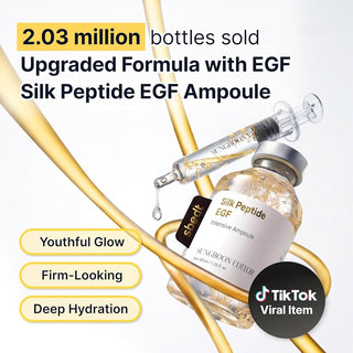SUNGBOON EDITOR Silk Peptide EGF Heart Fit Volume Lifting Ampoule 40ml*2ea Set 3items (winnie the pooh)
