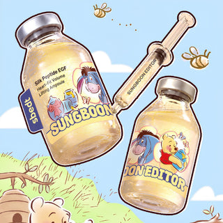SUNGBOON EDITOR Silk Peptide EGF Heart Fit Volume Lifting Ampoule 40ml*2ea Set 3items (winnie the pooh)