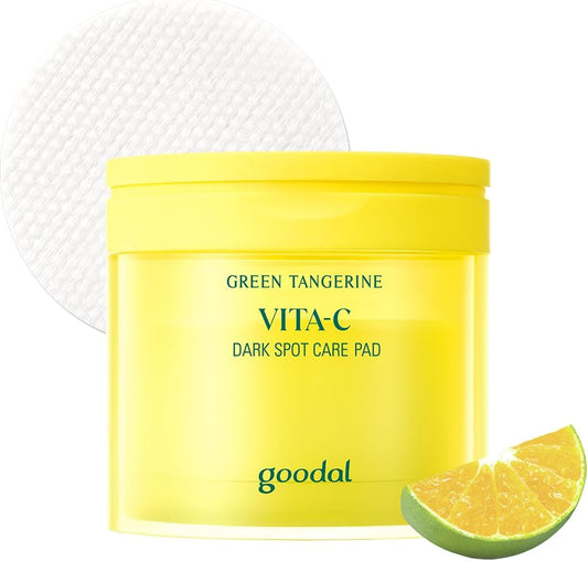 GOODAL GREEN TANGERINE VITA C DARK SPOT TONER PAD PLUS 70 SHEETS
