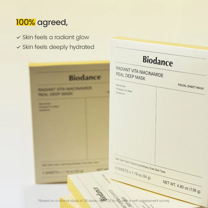 BIODANCE Radiant Vita Niacinamide Real Deep Mask