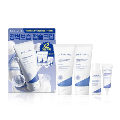 AESTURA Atobarrier 365 Cream 80ml Double Pack (+Hydro Essence 25ml+Cera-Hyal Ampoule 7ml)