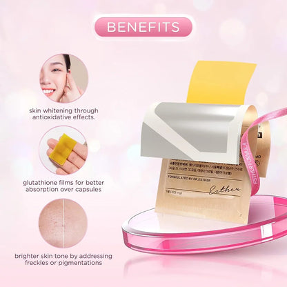 ESTHER FORMULA - HALAL GLUTATHIONE DIRECT FILM 5X 9.75G - 30 SHEETS