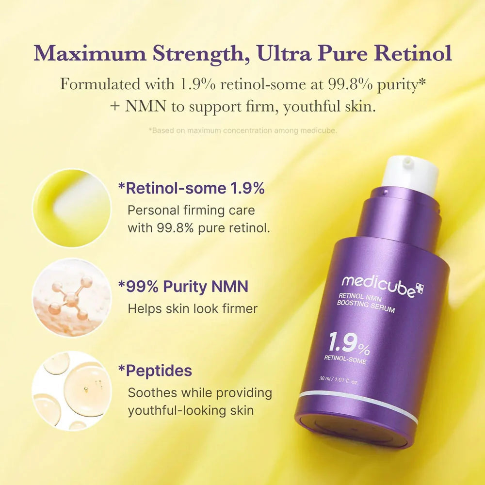 MEDICUBE RETINOL NMN BOOSTING SERUM 30ML
