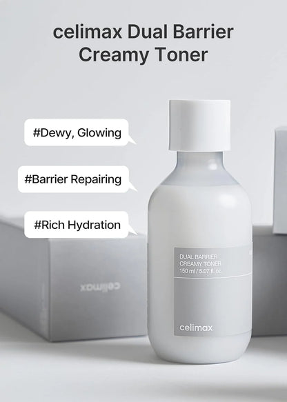 CELIMAX DUAL BARRIER CREAMY TONER 150ML