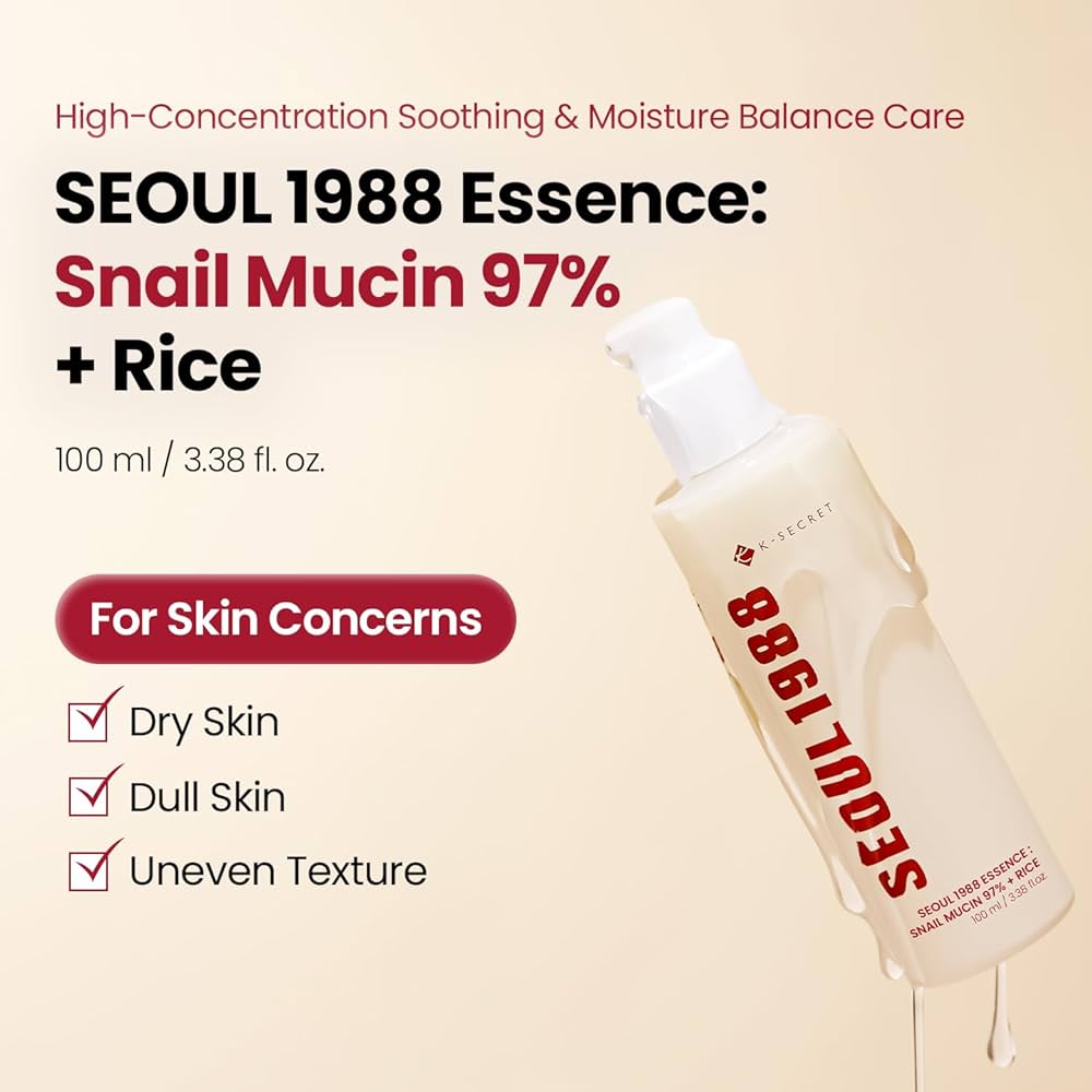 K-SECRET SEOUL 1988 Snail Mucin 97% Essence  100 ml
