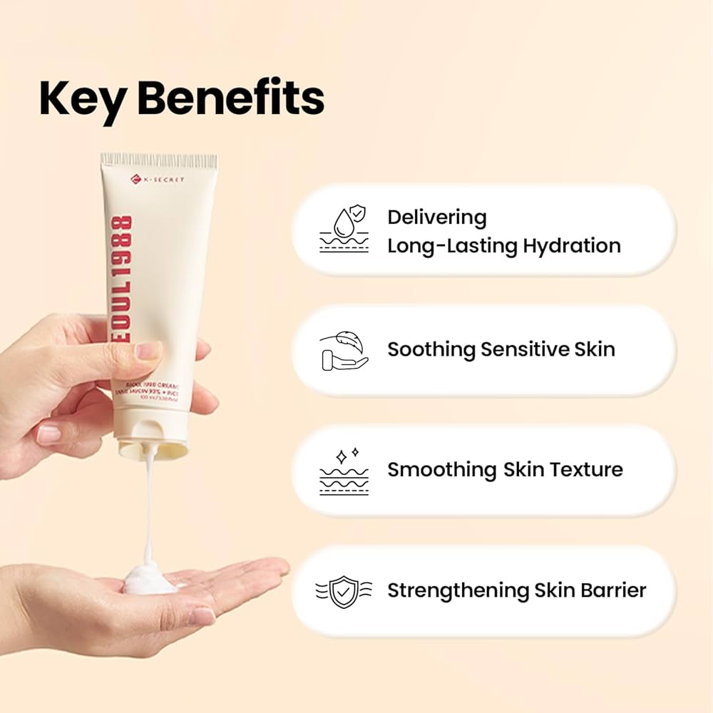 K-SECRET SEOUL 1988 Snail Mucin 93% Cream 100 ml