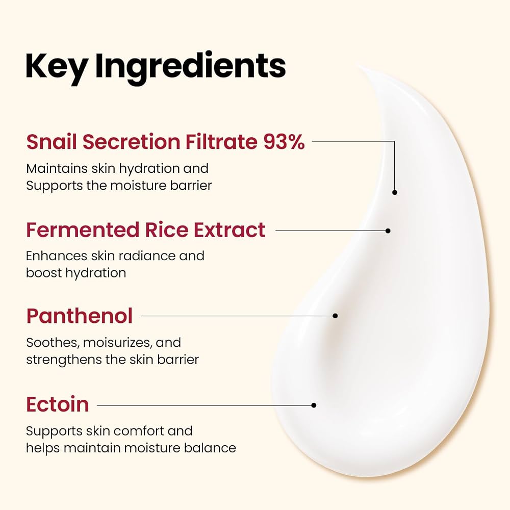 K-SECRET SEOUL 1988 Snail Mucin 93% Cream 100 ml