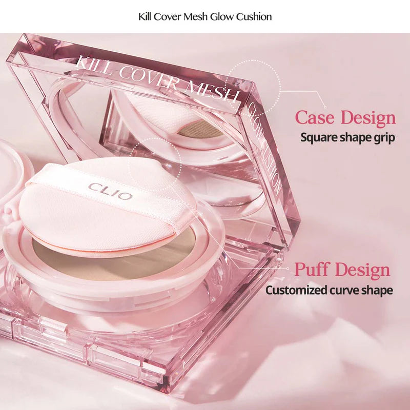 CLIO - Kill Cover Mesh Glow Cushion Set (with refill) 21 N linen
