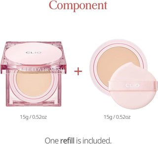CLIO - Kill Cover Mesh Glow Cushion Set (with refill) 21 N linen