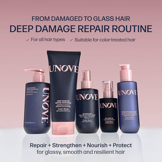 UNOVE Deep Damage Silk Oil Essence Hair Serum 70ml (without box from OLIVE YOUNG set)