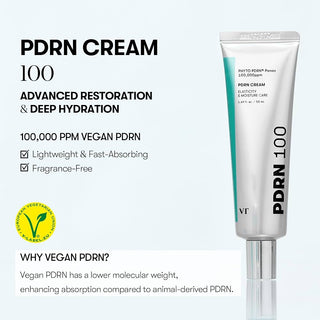 VT COSMETICS PDRN Cream 100 Nourishing & Restorative Moisturizer 50 ml