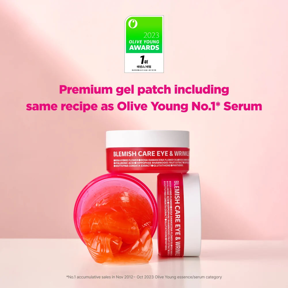 ISOI blemish care Brightening eye Wrinkle Patch 1 Set) 3 pieces (packet from olive young box)