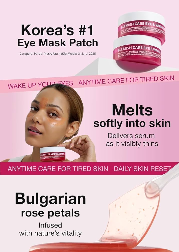 ISOI blemish care Brightening eye Wrinkle Patch 1 Set) 3 pieces (packet from olive young box)