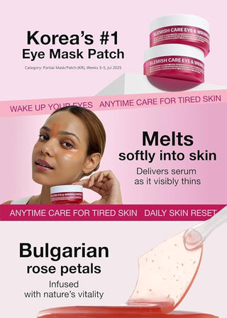 ISOI blemish care Brightening eye Wrinkle Patch 1 Set) 3 pieces only (packet from olive young box)