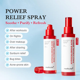 medicube Power Soothing Spray with Hypochlorous Acid, 4.22 fl.oz 120 ml
