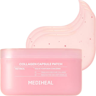 MEDIHEAL Retinol Collagen Capsule Eye Patches (60 Count) (without box from olive young set)