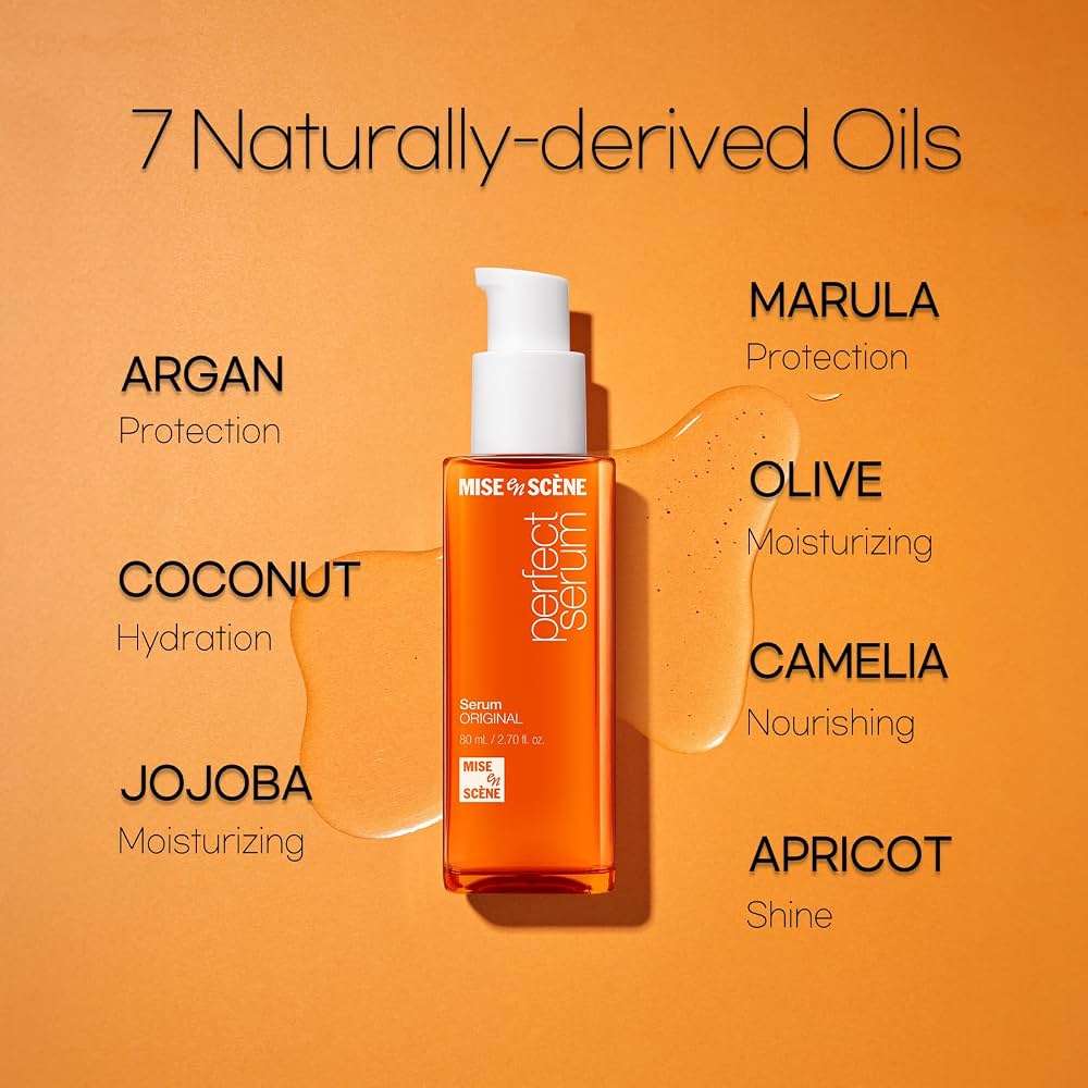 Mise-en-scene Original Serum heat protectant 80ml (without box from OLIVE YOUNG set)