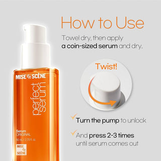 Mise-en-scene Original Serum heat protectant 80ml (without box from OLIVE YOUNG set)