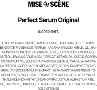 Mise-en-scene Original Serum heat protectant 80ml (without box from OLIVE YOUNG set)