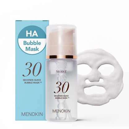 MENOKIN 30 SECONDS QUICK BUBBLE MASK 95ML #MOIST