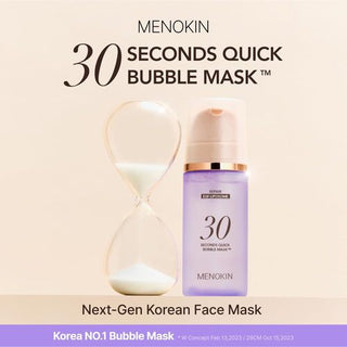 MENOKIN 30 Seconds Quick Bubble Mask 95ml #REPAIR