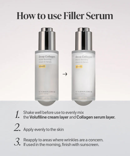 Sungboon editor Deep Collagen Cream In Serum (volufiline 5%) 
PREORDER (2 weeks)