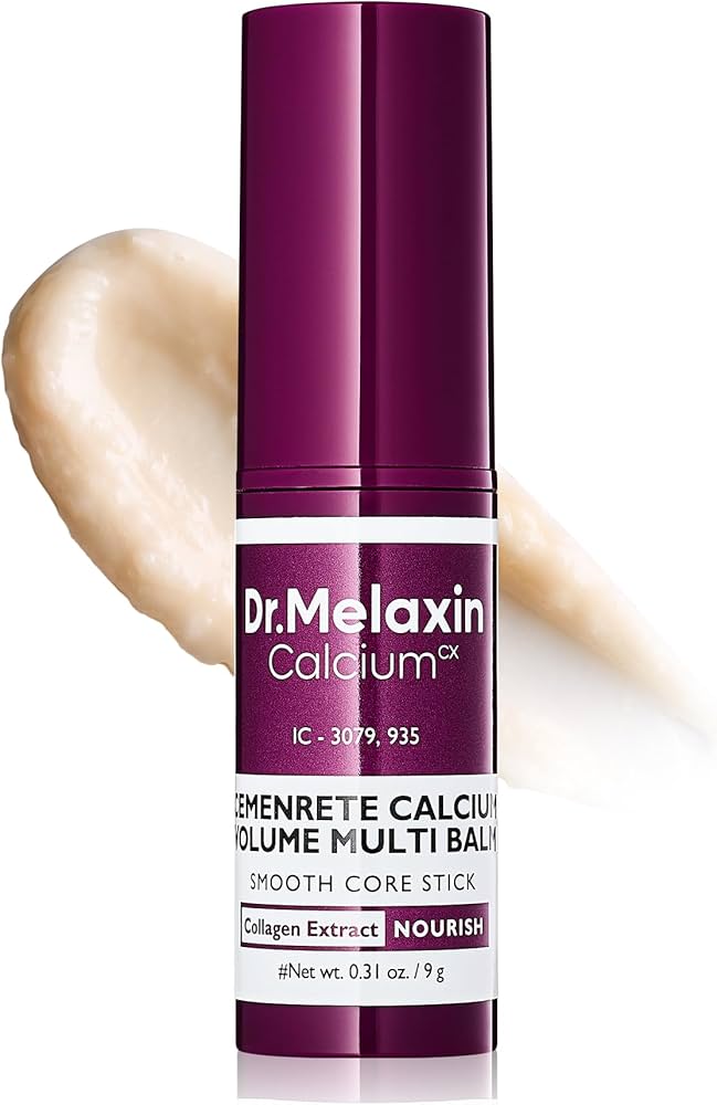 Dr.Melaxin Collagen Multi Balm Stick, Calcium & Adenosine Korean Wrinkle Stick for Eye, Neck & Face, Firming Collagen Stick, Under Eye Balm for Dark Circles & Depuffing, Korean Skin Care, 0.31 oz (pre-order 2 weeks) without box