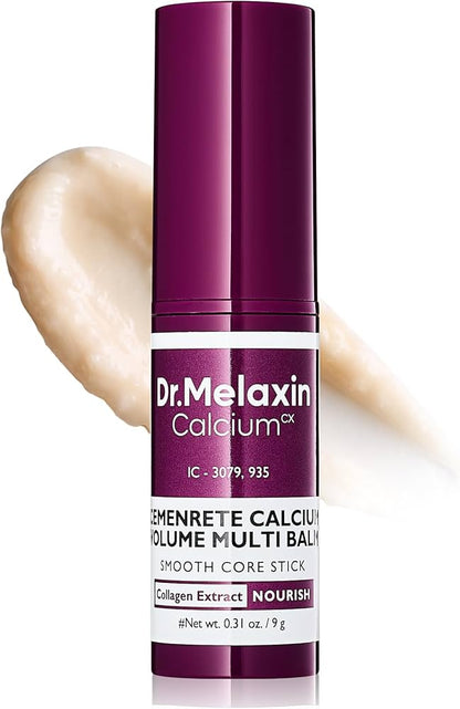 Dr.Melaxin Collagen Multi Balm Stick, Calcium & Adenosine Korean Wrinkle Stick for Eye, Neck & Face, Firming Collagen Stick, Under Eye Balm for Dark Circles & Depuffing, Korean Skin Care, 0.31 oz (pre-order 2 weeks) without box