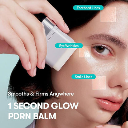 VT COSMETICS PDRN Essence Stick Balm, PDRN Collagen Multi Wrinkle Stick, All-in-One Eye & Neck Treatment, Glow Makeup Base & Face Treatment Balm, Plumping, Fine Lines (0.33 oz.)