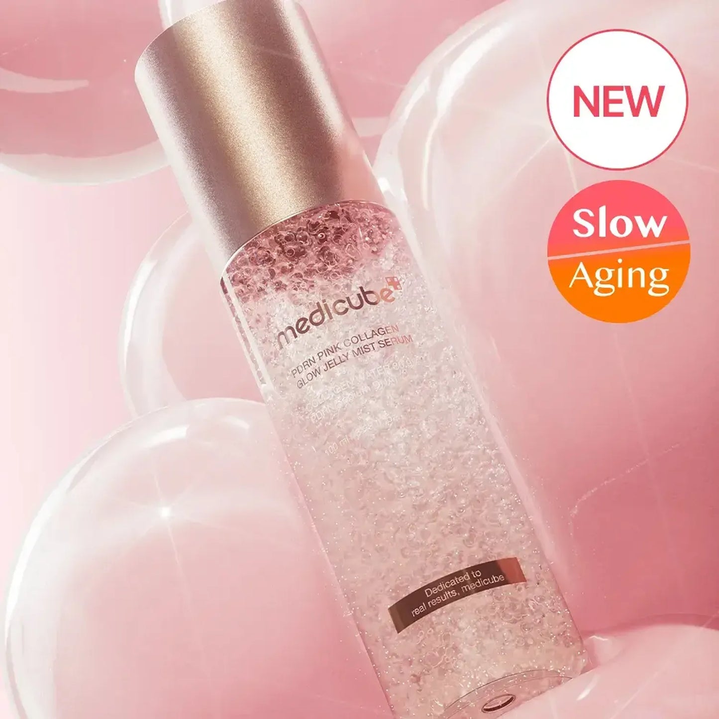medicube  PDRN Pink Collagen Glow Jelly Mist Serum 100ml Double Pack