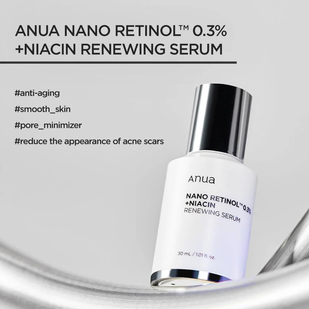 ANUA - NANO RETINOL 0.3% + NIACIN RENEWING SERUM 30 ML