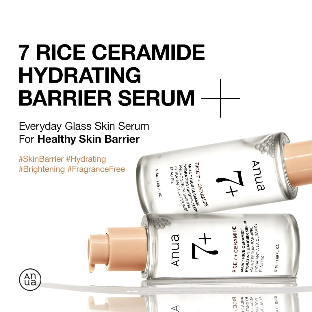 ANUA 7+ RICE CERAMIDE HYDRATING BARRIER SERUM 50ML