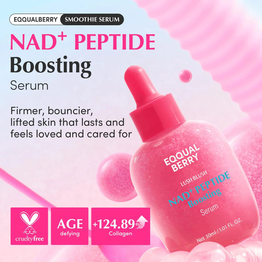 EQQUALBERRY NAD+ PEPTIDE BOOSTING SERUM 30ML