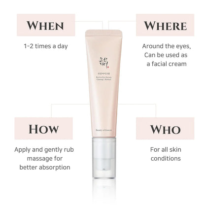 BEAUTY OF JOSEON REVIVE EYE SERUM : GINSENG + RETINAL 30 ml