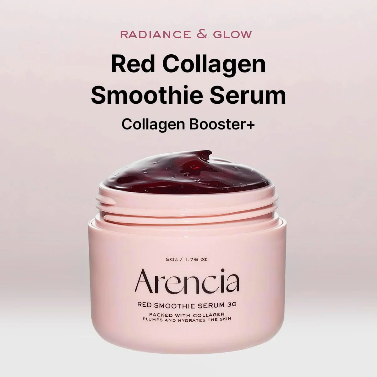 ARENCIA FRESH RED SMOOTHIE SERUM 30 - 50G +20 g (olive young set)