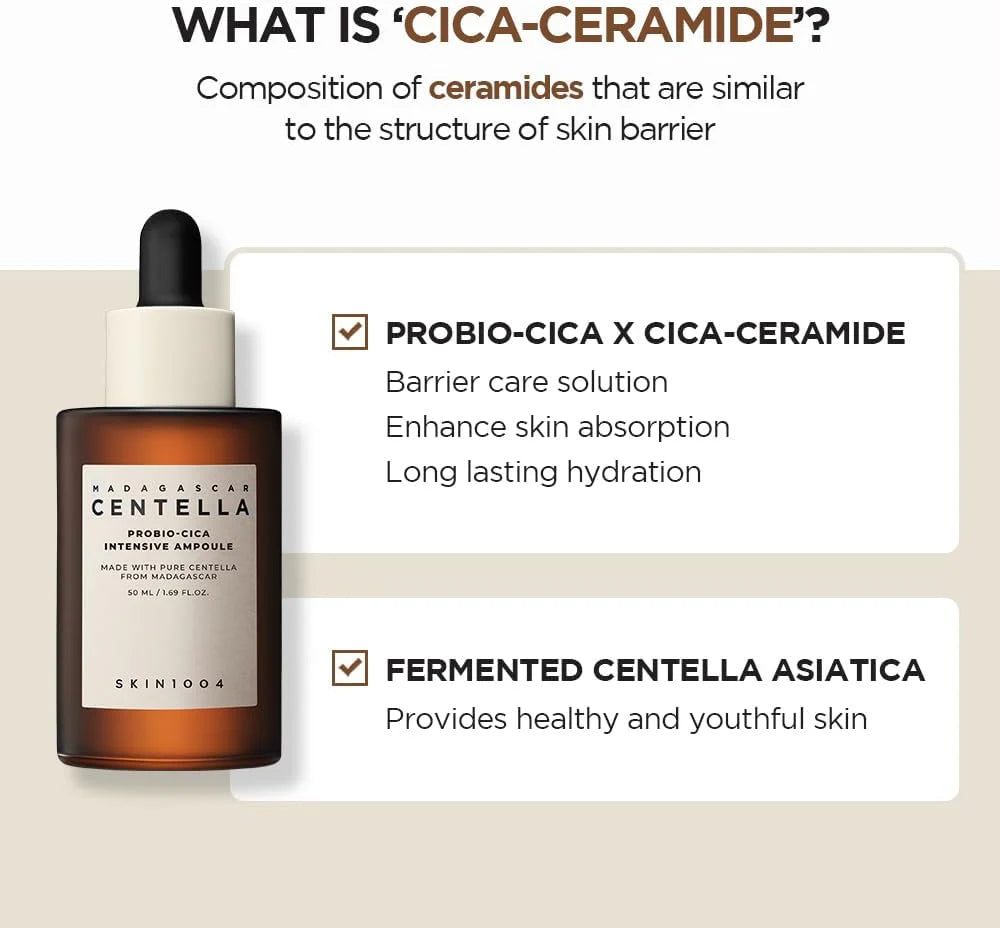 SKIN1004 - MADAGASCAR CENTELLA PROBIO CICA INTENSIVE AMPOULE 50ml
