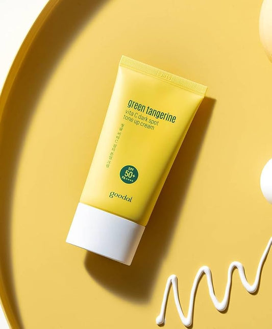 [GOODAL] Green Tangerine Vita C Dark Spot Tone Up Sun Cream