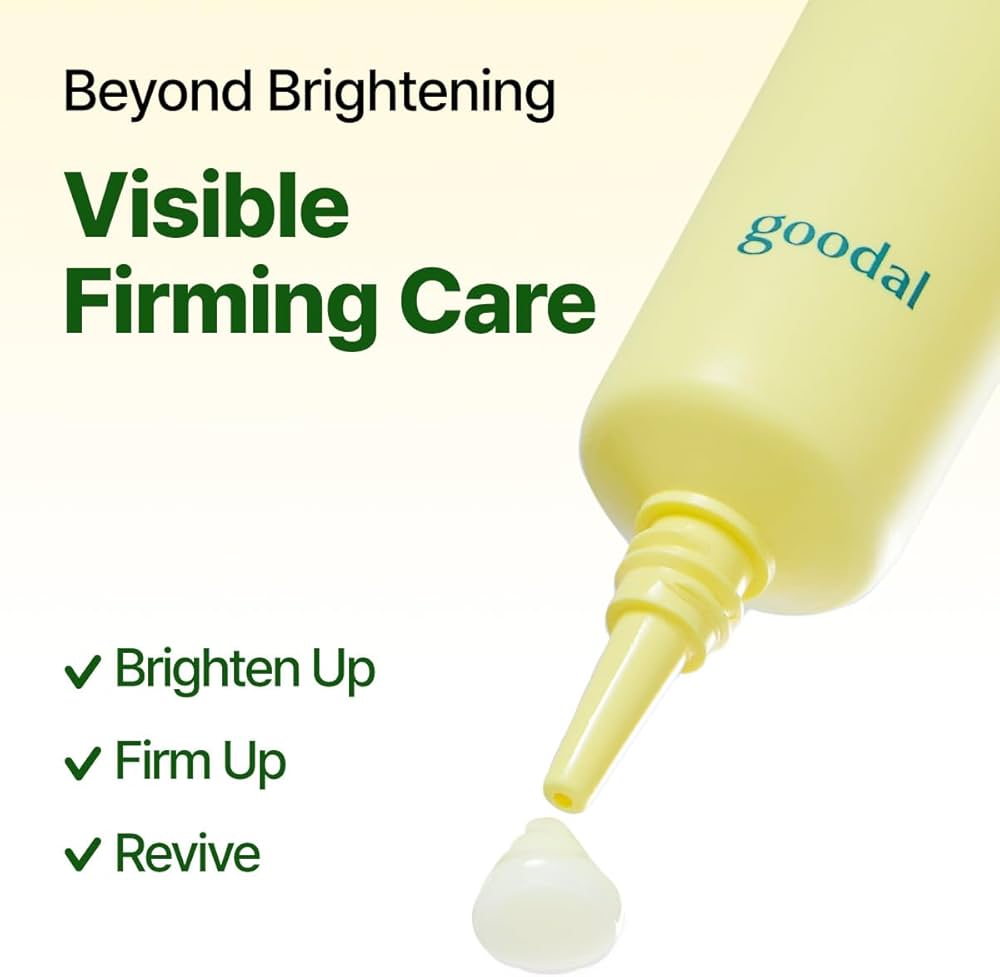 GOODAL Green Tangerine Vitamin C Dark Circle Eye Cream | Intensive Dark Circle Relief and Elasticity Treatment, Gentle, Non-irritating, Anti-Aging and Anti-Wrinkle Care 30ml