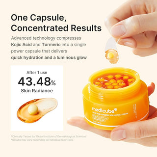 medicube Capsule Cream with Kojic Acid & Turmeric for Uneven Skin Tone 53g