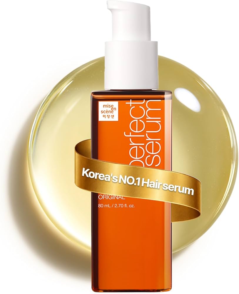 Mise-en-scene Original Serum Limited Set (80ml*2+30ml+Hair Brush) instant damage repair