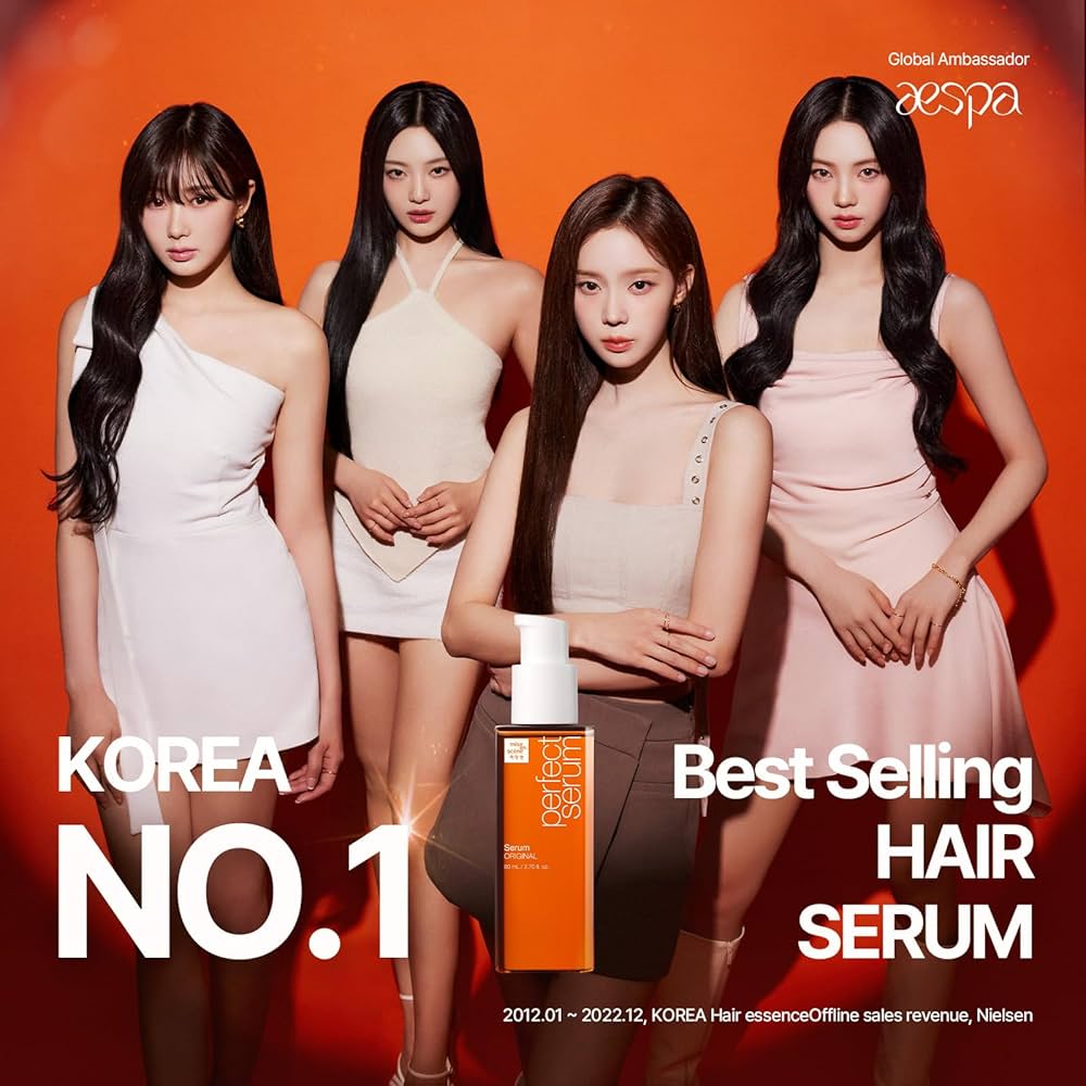Mise-en-scene Original Serum Limited Set (80ml*2+30ml+Hair Brush) instant damage repair