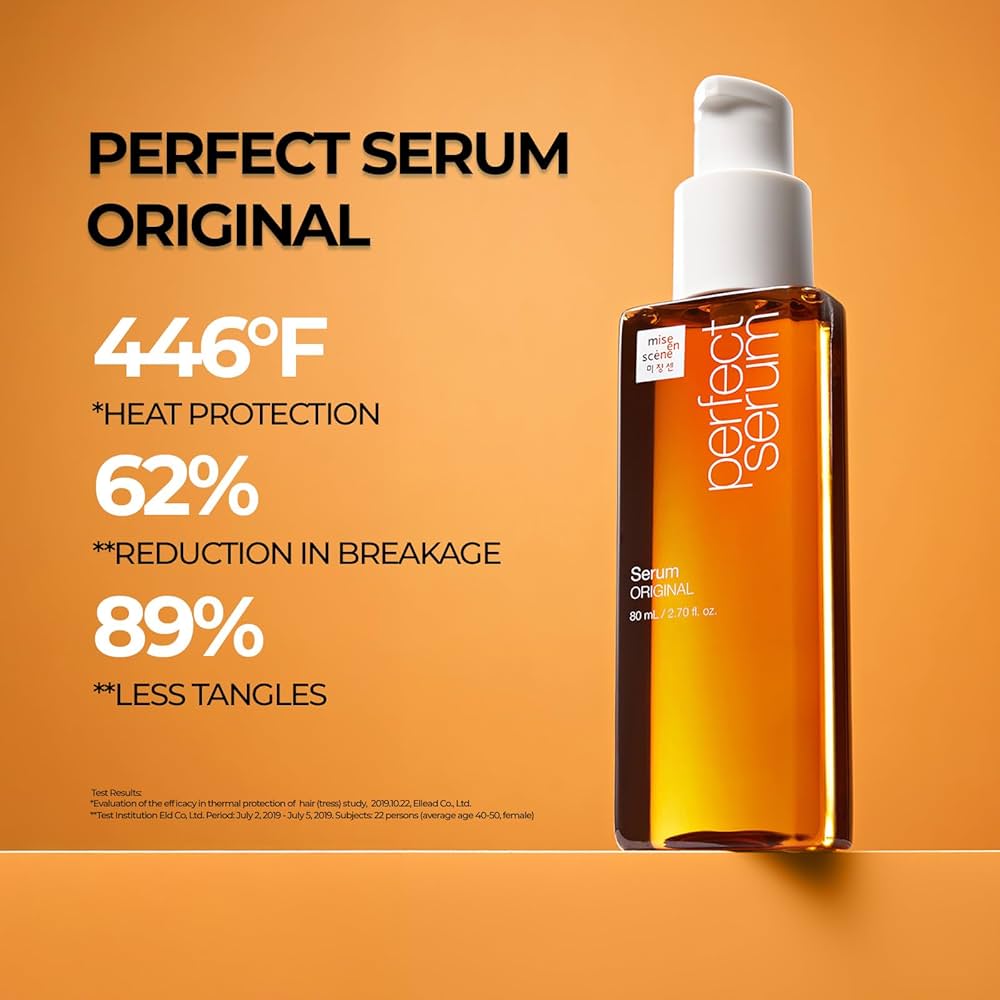 Mise-en-scene Original Serum Limited Set (80ml*2+30ml+Hair Brush) instant damage repair