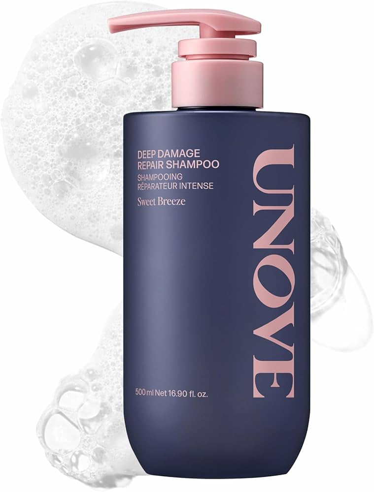 UNOVE Deep Damage Repair Shampoo 500 ml (biggest size) SLS FREE with the perfume sent