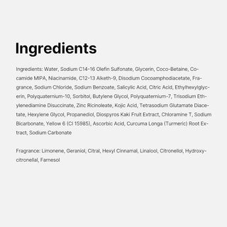 Medicube Kojic Acid Turmeric wash (400 ml)