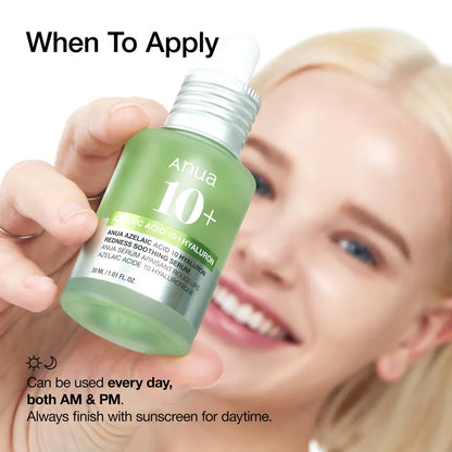 Anua Azelaic Acid 10 Hyaluron Redness Soothing Serum - 30ml
