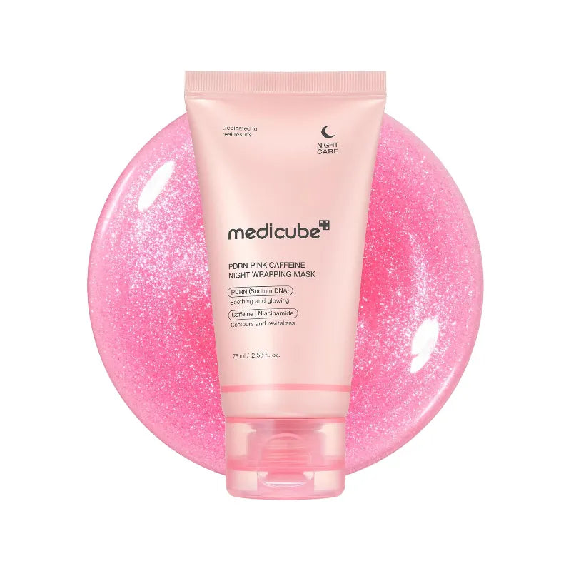 [MEDICUBE] PDRN Pink Caffeine Night Wrapping Mask 75ml