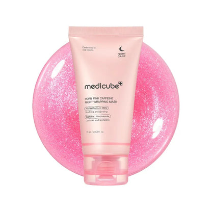 [MEDICUBE] PDRN Pink Caffeine Night Wrapping Mask 75ml