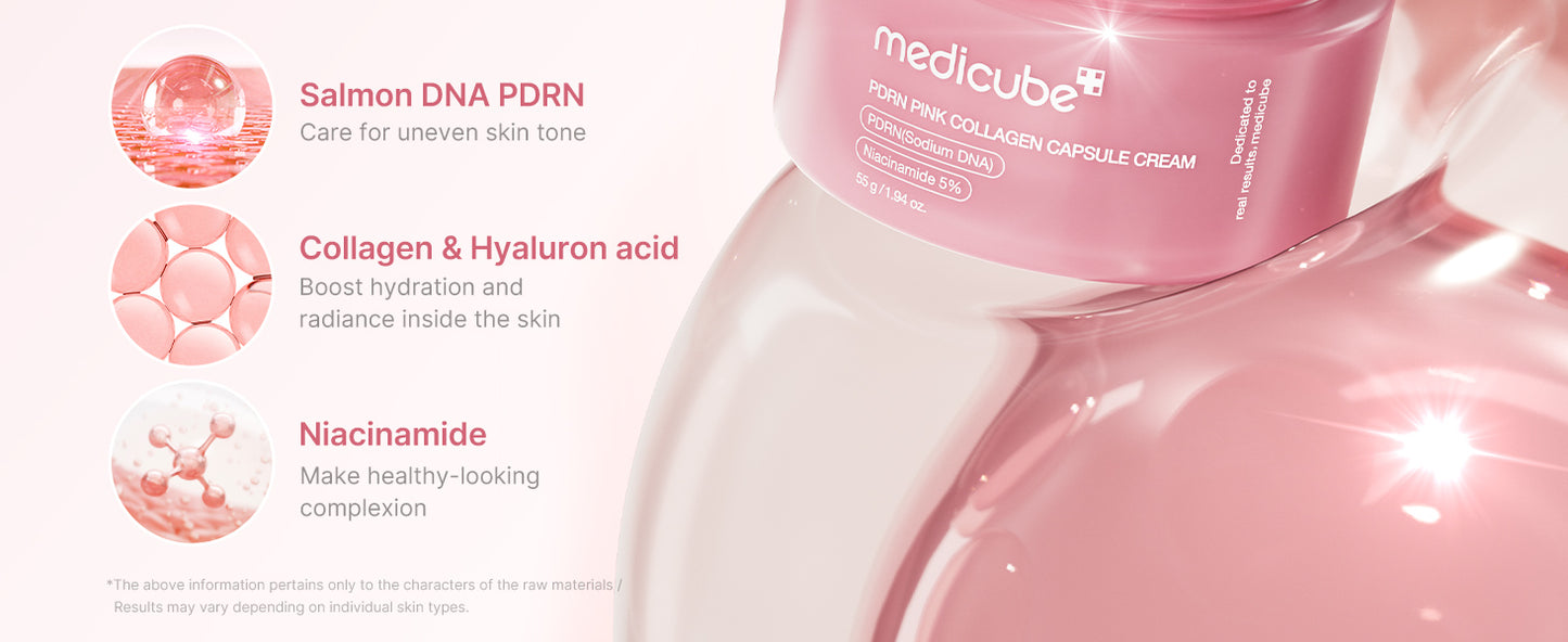 MEDICUBE] PDRN Pink Capsule Cream 55g
