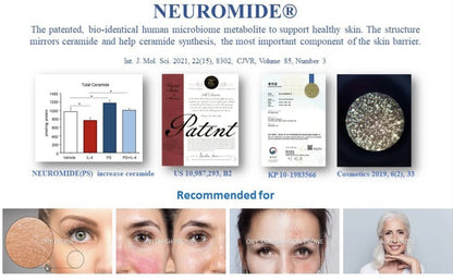 CURECODE Soothing Relief Gel with Neuromide, encourages ceramide, Microbiome Science soothes sensitive & dry skin, strengthen repair skin barrier (80ml)